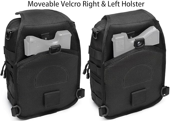 ATBP Tactical Sling Backpack With Holster Military Crossbody Bag for Men Single Shoulder Back Pack 10L