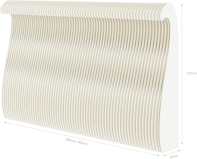 Foldable Room Divider Privacy Screens Movable Temporary Wall Space Partition, 5.25~7.87 FT Tall, 6.56~16.5 FT Width, Choice of Various Sizes and Styles