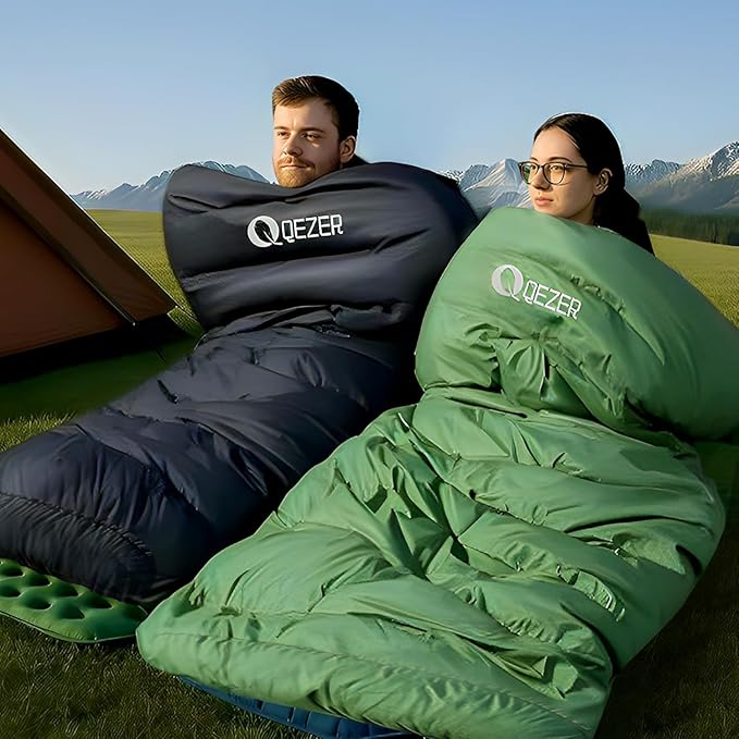 XL Sleeping Bag-600 Fill Power Down Sleeping Bag for Adults, Ultralight Ideal for Backpacking, Camping, Hiking