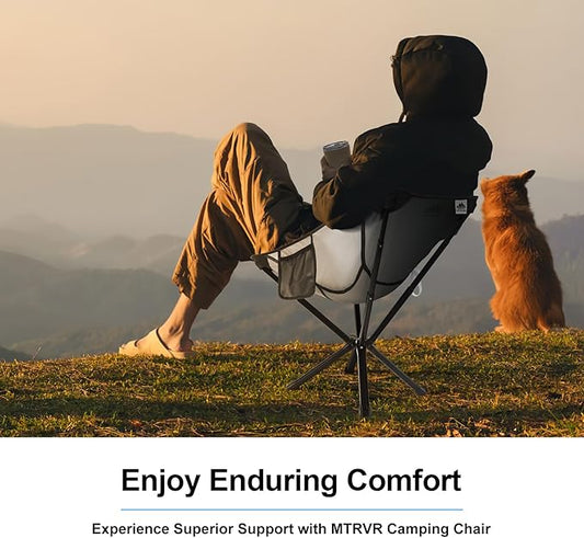 Ultra-Lightweight Backpacking Chair — Compact Folding Design, Quick-Deploy Telescopic Frame, Stable Aluminum Construction, Portable Camp Chair for Hiking, Travel & Backpacking