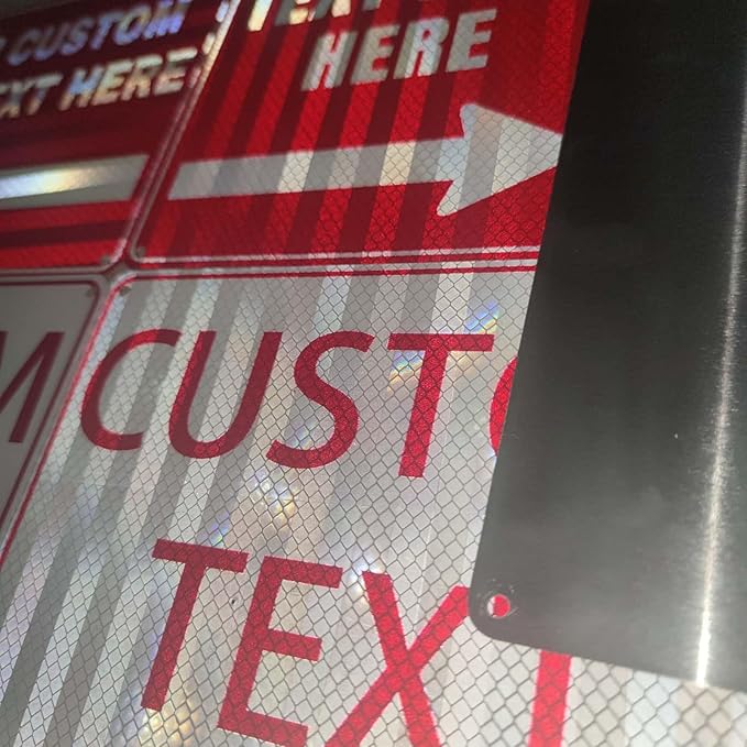 Custom Metal Sign, Business Signs for Outside, 10x7 Inches, Rust Free Aluminum, Engineer Grade Reflective Option, UV Protected, Weather/Fade Resistant