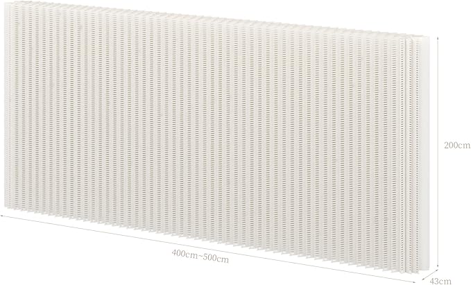Foldable Room Divider Privacy Screens Movable Temporary Wall Space Partition, 5.25~9.19 FT Tall, 6.56~16.4 FT Width, Choice of Various Sizes and Styles
