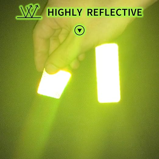 Reflective Stickers Made of 3M DG3,Super Reflection, Safety Reflective Tape for Car Trailer Truck Bike Motorcycle, 20 Pcs Fluorescent Yellow-Green Outdoor Waterproof 3.15" X 1.18"