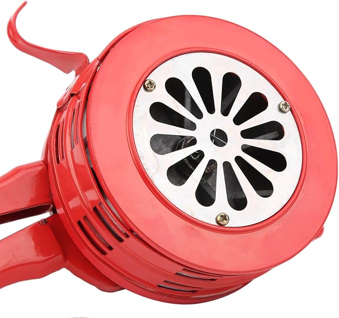 Hand Crank Siren, 120DB Loud Manual Operated Metal Alarm with Portable Hand Held Design, for Factories Schools Troops Emergency Safety