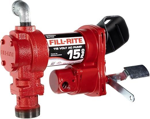 Fill-Rite FR604H 115V 15 GPM Fuel Transfer Pump (Pump Only) | Gasoline, Diesel, Kerosene, Ethanol & Methanol Blends & Biodiesel