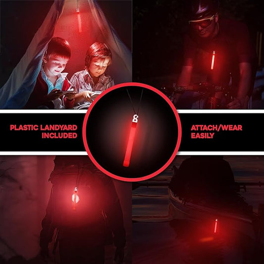 Be Ready - Industrial 12 Hour Illumination Emergency Safety Chemical Light Glow Sticks 12 Pack