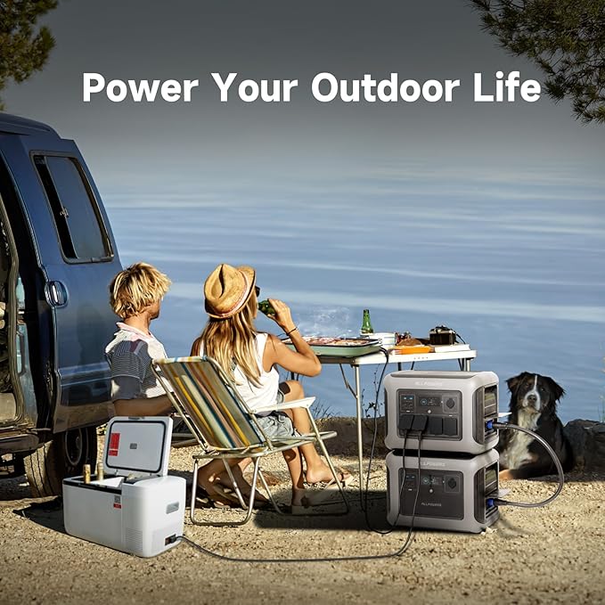 ALLPOWERS Expansion Battery B1000,1152Wh LiFePO4 (LFP) Battery with 10-Year Lifespan, Compatible with R1500/ R2500 Solar Generators, Power Station for Camping, Party, RV, Home Use