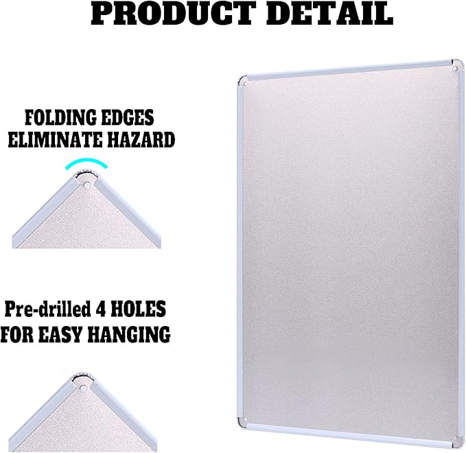 Evacuation Map Holder 12 x 8 Inch metallic tin sign outdoor wall trim