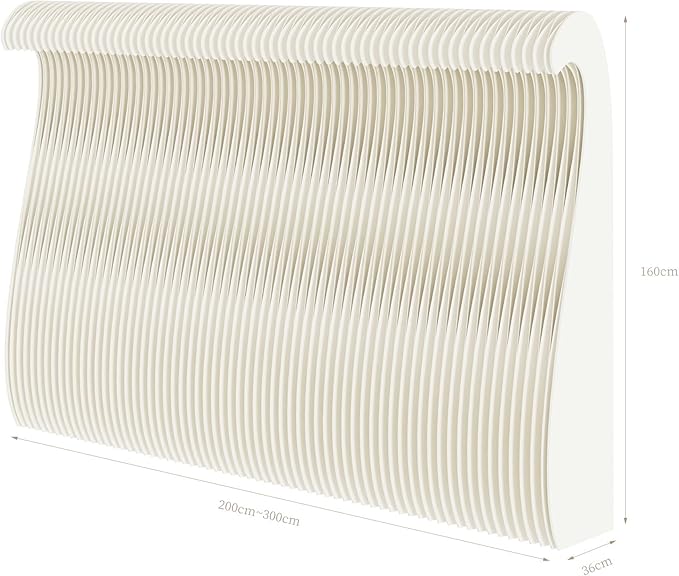 Foldable Room Divider Privacy Screens Movable Temporary Wall Space Partition, 5.25~7.87 FT Tall, 6.56~16.5 FT Width, Choice of Various Sizes and Styles