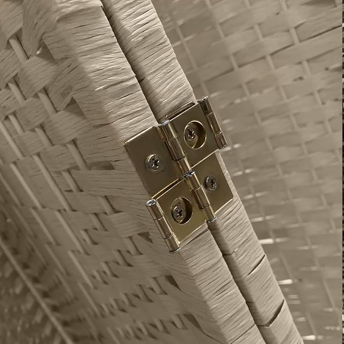 Sorbus 8 Panel Room Divider 6 ft. Tall - Privacy Screen, Extra Wide Double Hinged Panels, Diamond Double-Weaved, Partition Room Dividers and Folding Privacy Screens, Wall Divider for Room Separation