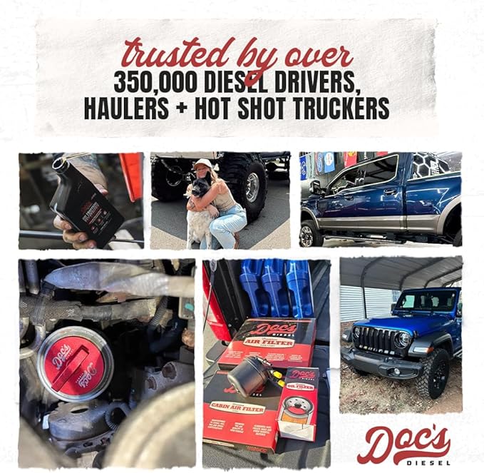 Doc’s SOS Diesel Rescue Emergency Diesel Fuel Additive & Flow Restore Treatment | De-Icer & Anti-Gel for Fuel System Recovery - 1-Pack (16 oz)
