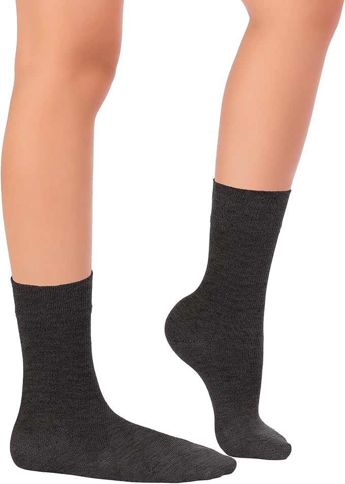 Hugh Ugoli Kids School Uniform Rayon Derived from Bamboo Dress Crew Socks for Toddlers to Youth, 3T - 14 Years Old, 5 Pairs