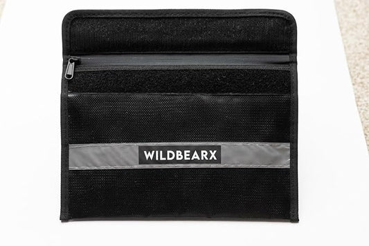 Fireproof and Waterproof Document Bag – 11" x 7.5" Fire Resistant Safe Storage Document Bags with Zipper Cash, Money, Passport, Files & Valuables – Home & Office Safety Bag