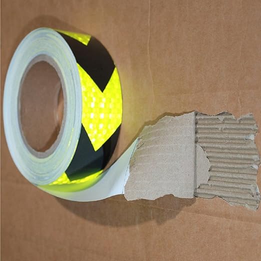 Reflective Tape 1 Inch x 68 Feet, Outdoor Waterproof Warning Conspicuity Reflector, Night Safety Sticker for Car Trailer