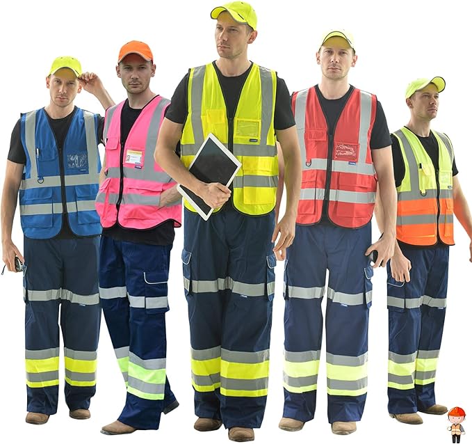 red vest for men safety