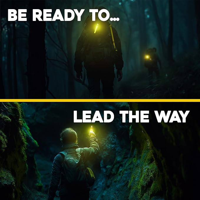 Be Ready - Industrial 12 Hour Illumination Emergency Safety Chemical Light Glow Sticks 12 Pack