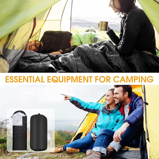 Macarrie 10 Pcs Bulk Sleeping Bags for Homeless Donation Shelter Adults 0 Degree Waterproof Sleeping Bags with Compression Sack for Cold Weather Emergency Hiking Camping Warm