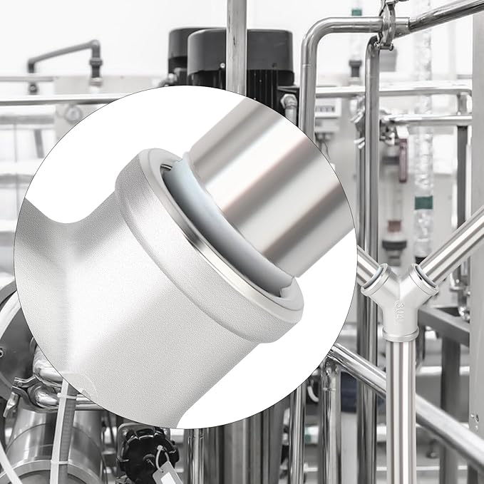 TAISHER 5PCS 304 Stainless Steel Y Shape 3 way Pipe Fittings, 1/4" x 1/4" x 1/4" NPT Female Pipe Fittings