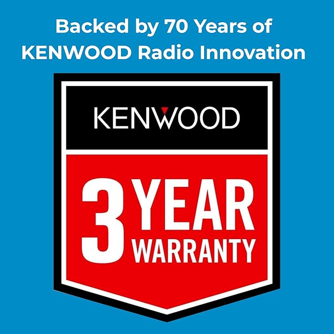 KEWOOD NX-P1302AU ProTalk 2W Business Two-Way Radio – Simple Setup, 64 Channels, Upgradeable to Digital, Long-Lasting 19.5 Hour Battery, Loud 1,000 mW Speaker, MIL-STD 810 & IP54/55 Rating