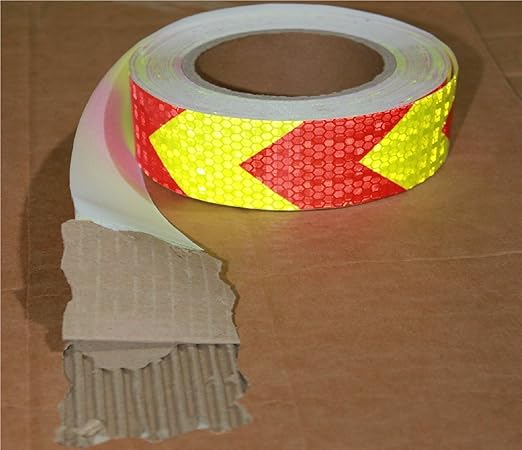 Reflective Tape 1 Inch x 168 Feet, High Visibility Warning Conspicuity Reflector, Night Safety Sticker for Car Trailer Clothing