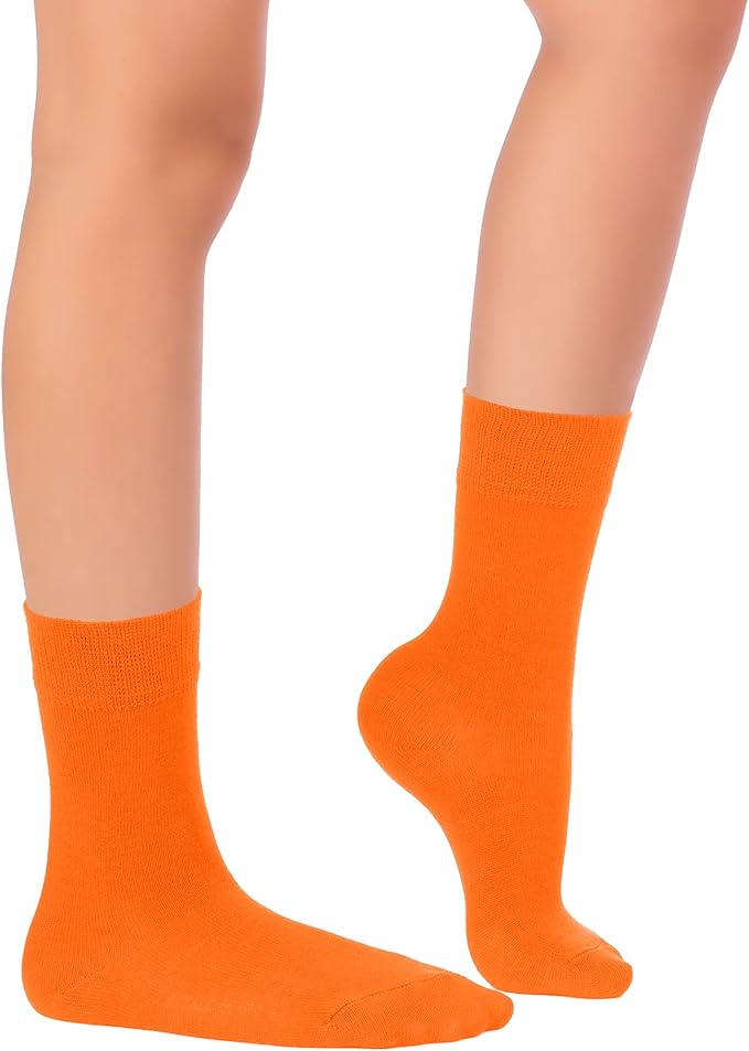 Hugh Ugoli Kids School Uniform Rayon Derived from Bamboo Dress Crew Socks for Toddlers to Youth, 3T - 14 Years Old, 5 Pairs
