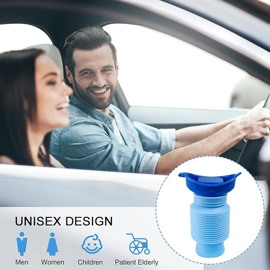 Pee Bottles for Men, Collapsible Urine Bottle 750ML, Portable Urinal for Women, Emergency Urinal Spill Proof Pocket Toilet for Car, Travel Urinals Potty for Camping, Traffic Jam, Road Trips, Hiking