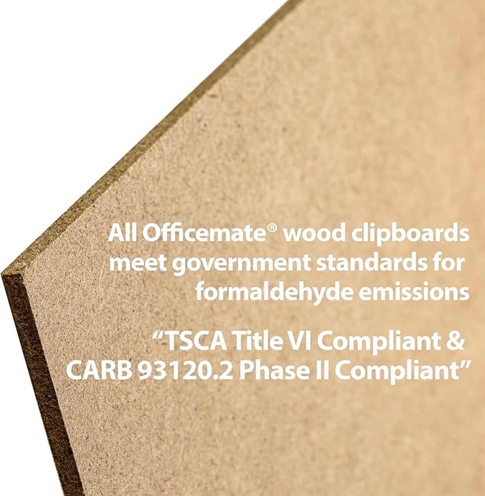 Officemate 5" x 9" Clipboard for Receipts, Low Profile Metal Clip & Pen Holder on Top, Memo Size for Restaurants, Hotels, Food Trucks, Bars, Schools, 12 Clipboards + 12 Zebra Pens (83157)