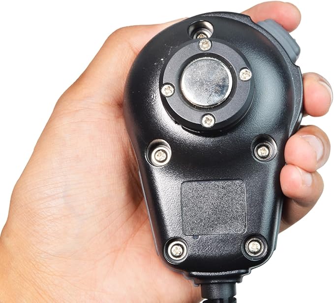 TWAYRDIO CB Mic Holder Mount, Magnetic Microphone Holder Kit for CB Radio Microphone