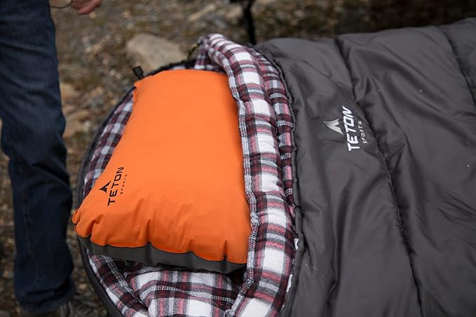 Teton Celsius Regular, 25F, 20F, 0F Degree Sleeping Bags, All Weather Bag for Adults and Kids, Camping Made Easy and Warm, Travel Sack Included