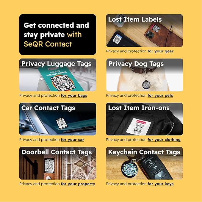 Smart Dog Cat Tag - Custom QR Code Pet ID, Durable Acrylic, 2 Pack, Round, No Subscription Fees