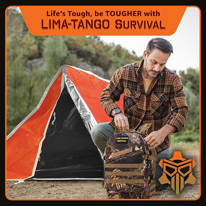 48 Hour Survival Kit - 228 Pieces Survival Gear and Supplies, 45L Go Bag Emergency Backpack, First Aid, Water Filter, Food, Tools, Tent, Camping Essentials, Emergency Preparedness - The Solo
