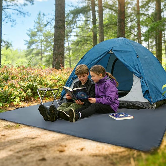 REDCAMP Waterproof Camping Tent Tarp - 83" x83'', 4 in 1 Multifunctional Tent Footprint for Camping, Hiking and Survival Gear, Lightweight and Compact