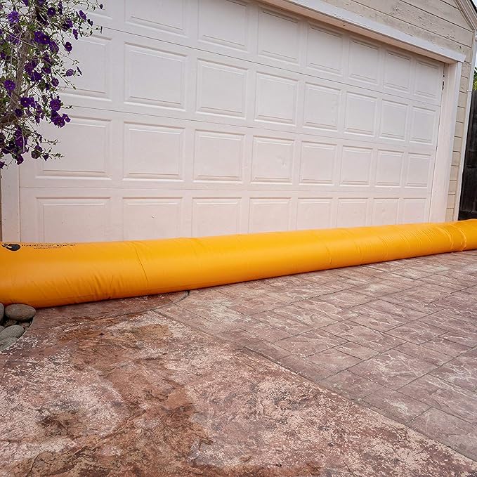 Watershed Innovations Best Sandbag Alternative - HydraBarrier Supreme 24 Foot Length 12 Inch Height - Water Diversion Tube - Light, Re-usable, & Eco-Friendly Flood Barrier (Single Unit)