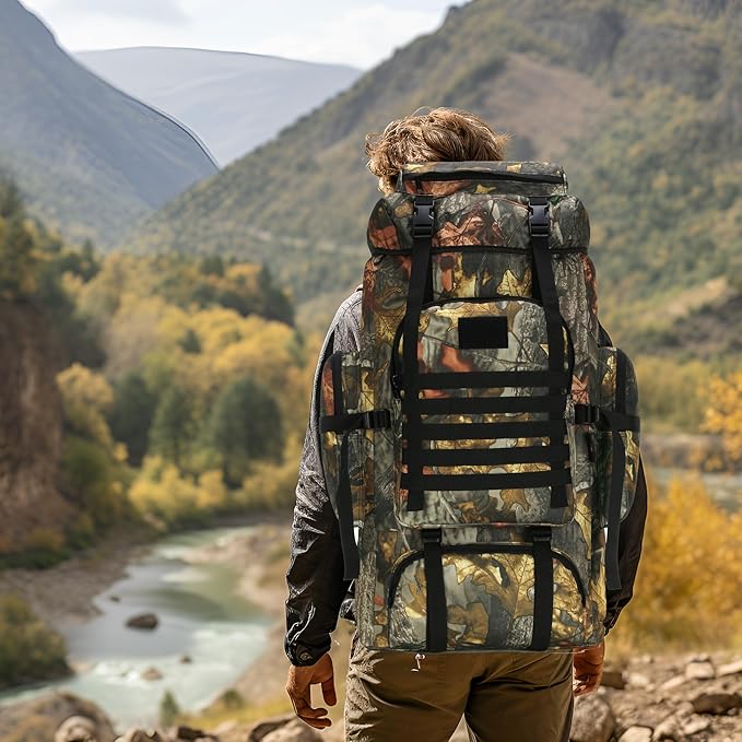 Hiking Backpack for Men 70L/100L Camping Backpack Military Rucksack Molle 3 Days Assault Pack for Climbing
