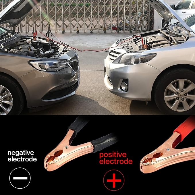 AUTODECO Car Roadside Emergency Kit, Portable Roadside Emergency Kits for Vehicles Car Safety Kit with Jumper Cables, Safety Hammer, Folding Shovel