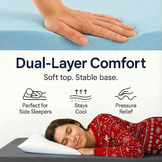 Hazli Matrix Memory Foam Camping Mattress Pad - Roll Up Mattress for Adults - Portable Cot Sleeping Pad for Camping - Floor Mat or Bed Roll for Car, SUV