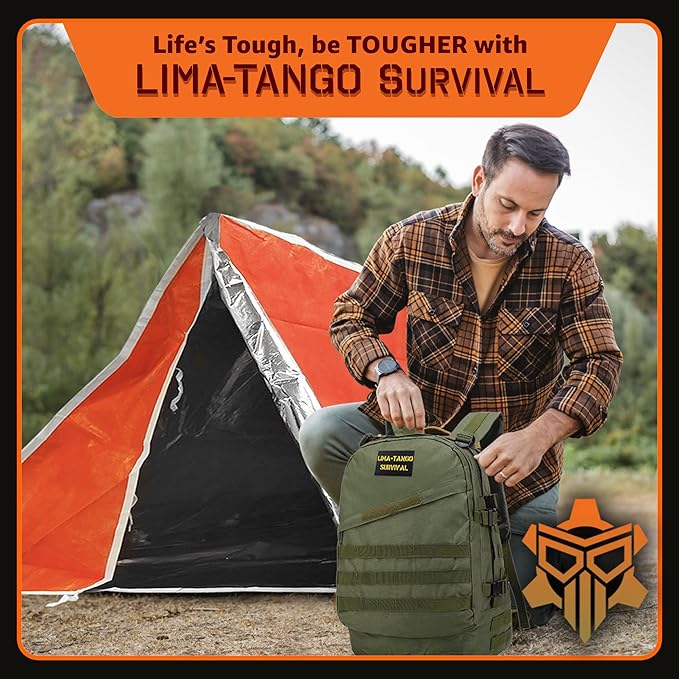 48 Hour Survival Kit - 228 Pieces Survival Gear and Supplies, 45L Go Bag Emergency Backpack, First Aid, Water Filter, Food, Tools, Tent, Camping Essentials, Emergency Preparedness - The Solo