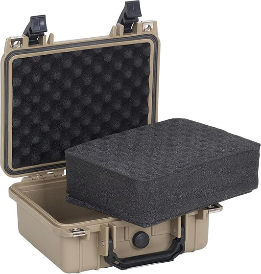 MEIJIA Portable All Weather IP67 Waterproof Protective Case,Hard Camera Case,Dry Case with Customizable Foam,Fit Use Of Drones,Camera,Equipments,10.62 x9.68x4.87inches