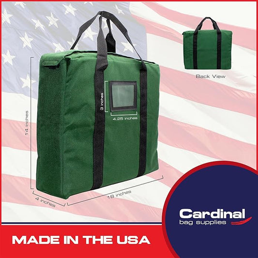 Fire Resistant and Water Repellent Briefcase Document Bag, 18 x 14 x 4 Inch