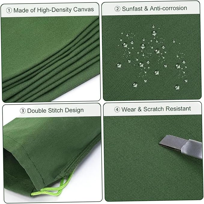 Sand Bags for Flooding 4Pcs Reusable Flood Barrier, 47.2x7.5 Inch Canvas Flood Water Barrier, Suitable for Indoor and Outdoor
