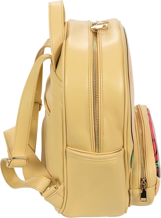 Kawaii Burger Backpack Purse | Women and Kids Fashion Backpack Purse | Faux Leather