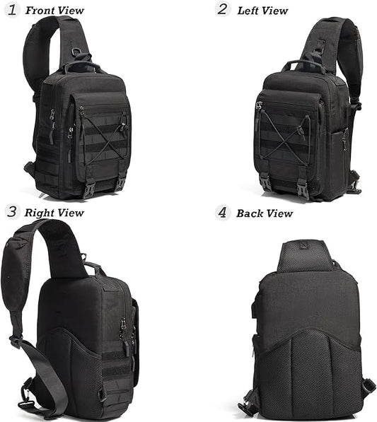 NICGID Tactical Military Backpack Daypack Molle Army Assault Pack Bug Out Bag Travel Fishing Hiking Trekking Rucksack