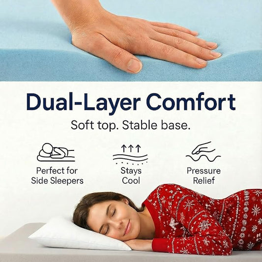 Hazli Matrix Memory Foam Camping Mattress Pad - Roll Up Mattress for Adults - Portable Cot Sleeping Pad for Camping - Floor Mat or Bed Roll for Car, SUV
