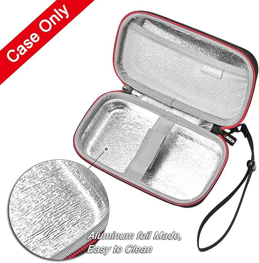 RLSOCO Hard Case for Cobra MR HH350 FLT/MR HH500 FLT/MR HH150 FLT/HH600 FLT Handheld Floating VHF Marine Radio & Cobra RX680 Walkie Talkies Two Way Radios (Case Only)
