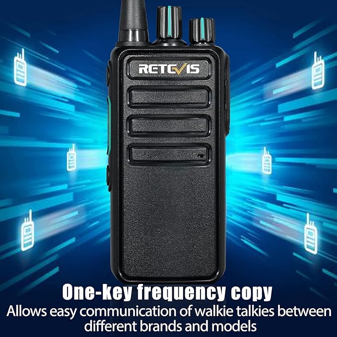 Retevis RB29 2 Way Radio Long Range,Two Way Radios with Waterproof Shoulder Mic,USB Charging Base,Rugged Walkie Talkies Rechargeable for Business Worksite Construction Site Industrial(4 Pack)