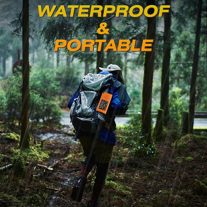 Emergency Weather Radio NOAA/AM/FM with 4000mAh Portable Radio, USB/Solar/Hand Crank Charging, LED Flashlight, Lamp, SOS Alarm, Radios for Outdoor Indoor Hurricane Survival Essentials, 2 Pack