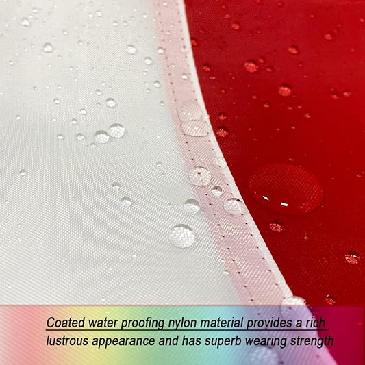 Heavy Duty Alabama State Flag 3x5 Ft -Longest Lasting Oxford Nylon 210D | Four Rows Stitching Fly Ends | Alabama AL Flags Decoration Gift Yard House Banner