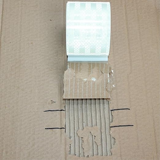 Glow in Dark Reflective Tape 3 inch Wide, Outdoor Waterproof High Visibility Safety Warning Reflector Sticker Strips (11 feet)