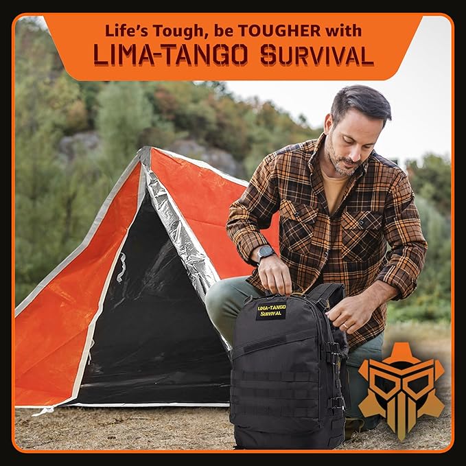 48 Hour Survival Kit - 228 Pieces Survival Gear and Supplies, 45L Go Bag Emergency Backpack, First Aid, Water Filter, Food, Tools, Tent, Camping Essentials, Emergency Preparedness - The Solo