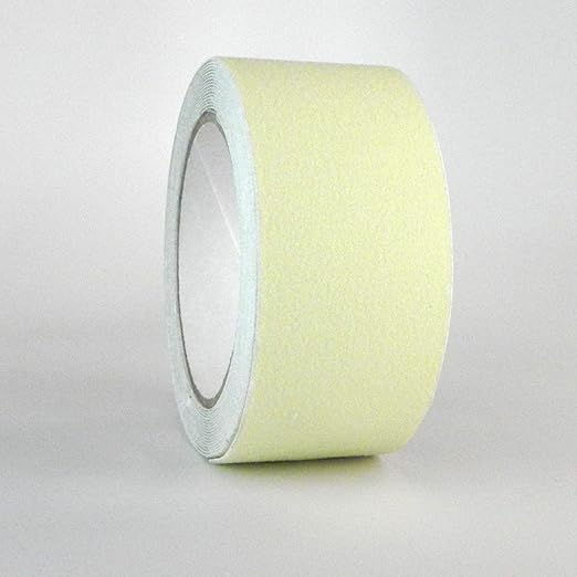 GGR Supplies T.R.U. NST-20 Non-Skid Tape 60 ft. Length Safety Way 60 Grit Anti Slip Traction Tape 32 Mil No Slip (4 in. x 60 ft. (100mm Wide), Luminous)